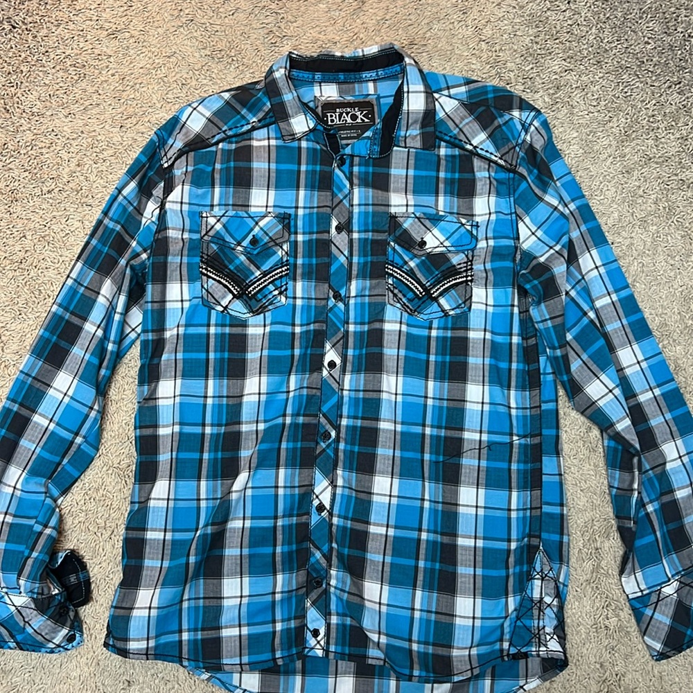 Men’s Buckle Black shirt